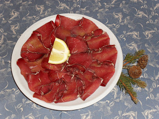 plate of bresaola