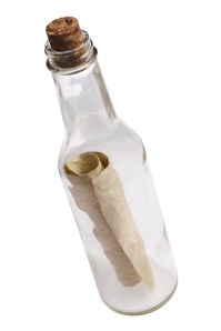 message in a bottle
