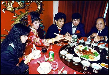 Chinese eating