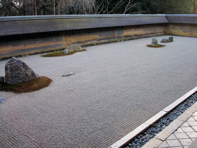 Kyoto Ryoanji-Rock-Garden