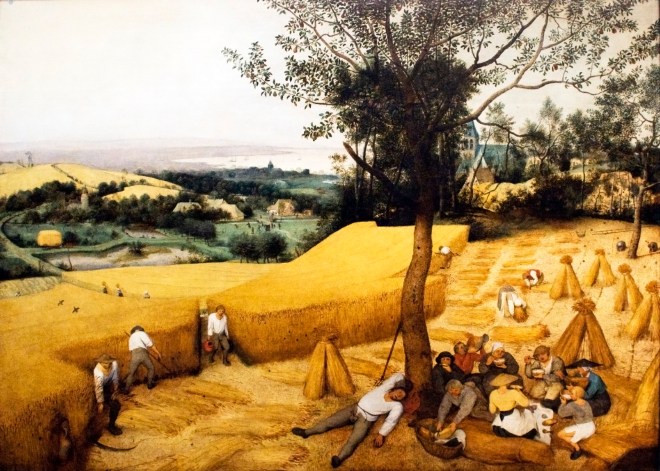 Bruegel-The Corn Harvest (August)-