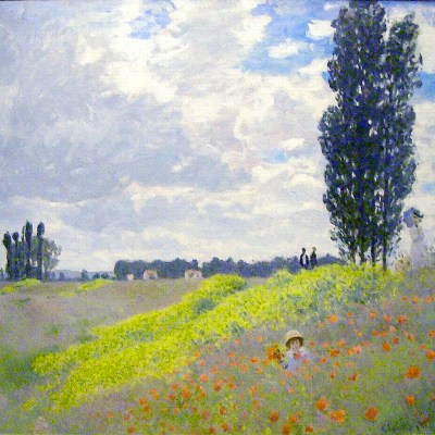 Monet-walk-in-the-meadows-at-argenteuil