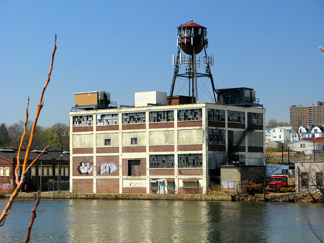 old industrial site passaic river