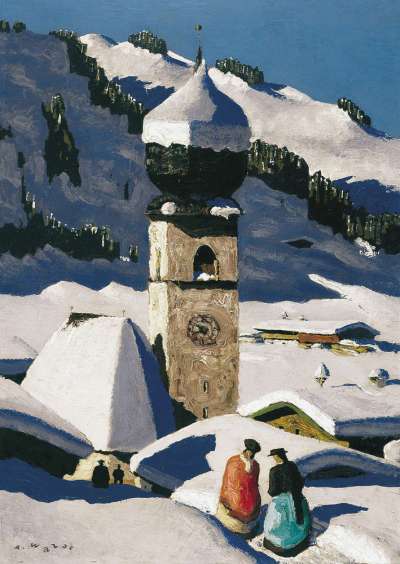 Alfons Walde-Auracher Kircherl-1927-30