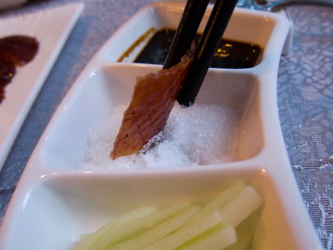 dipping skin in sugar