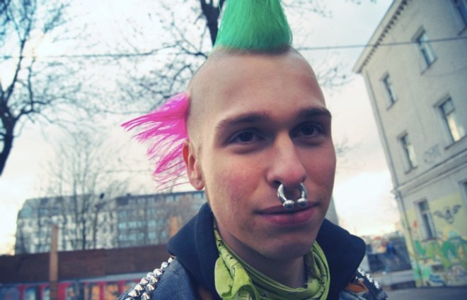 Pierced punk