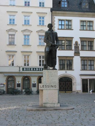 Lessing statue Judenplatz