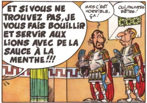 asterix sauce a la menthe