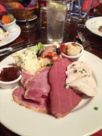 cold meat and chutney