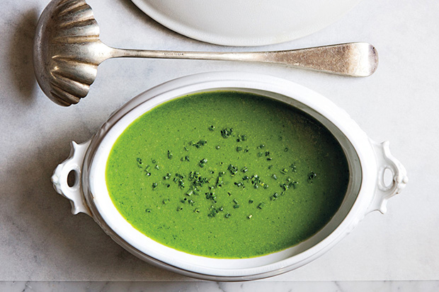 pea and mint soup